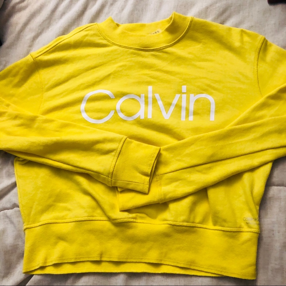 Calvin Kline cropped sweatshirt